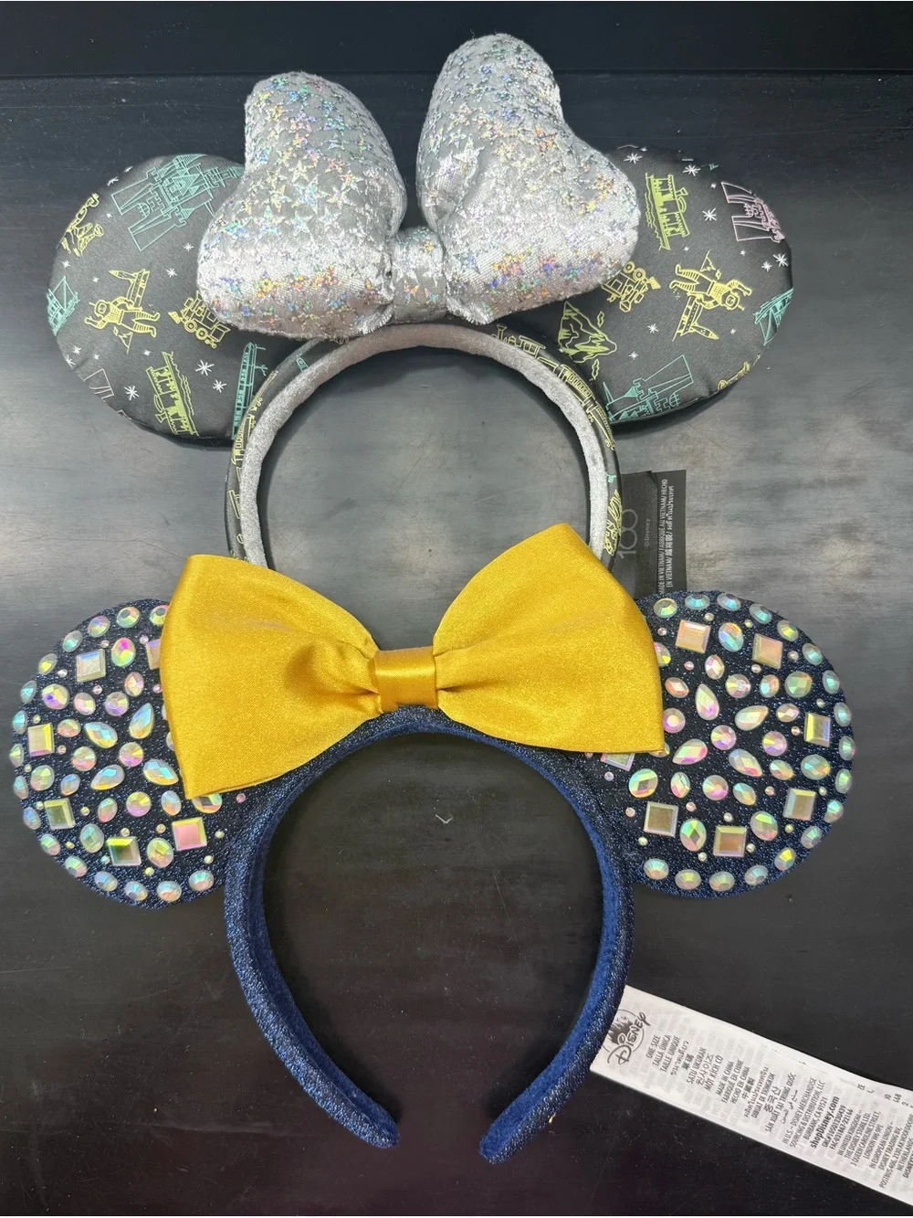 Disney Ear Headband 50th WDW Anniversary and 100 years of Disney Ears Bundle